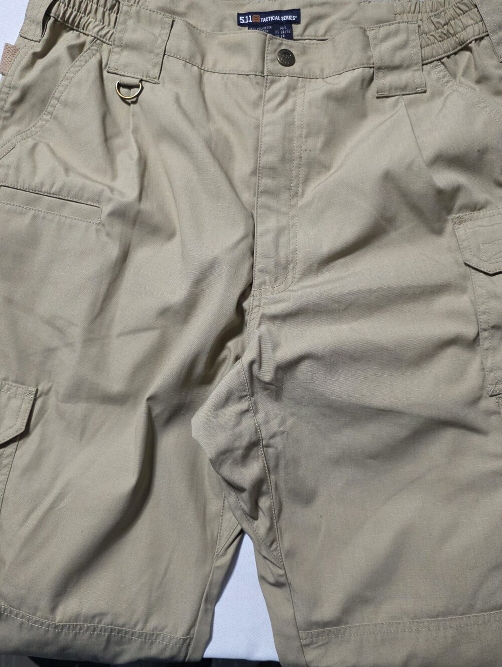 5.11 Tactical Men's Cargo Pants - Tan Size 34x32 Heavy Duty Workwear - Picture 7 of 7